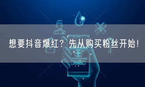 想要抖音爆红？先从购买粉丝开始！