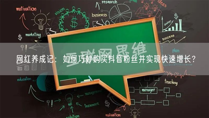 网红养成记：如何巧妙购买抖音粉丝并实现快速增长？