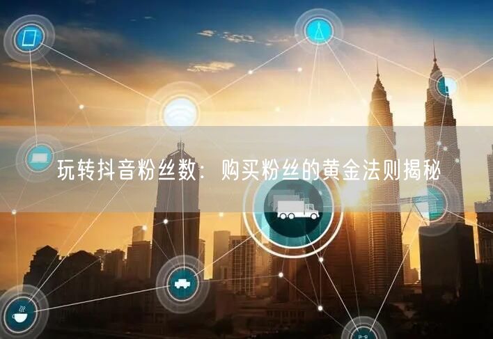 玩转抖音粉丝数：购买粉丝的黄金法则揭秘