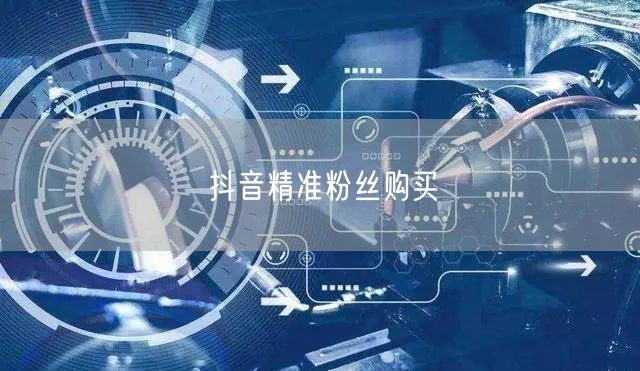 抖音精准粉丝购买