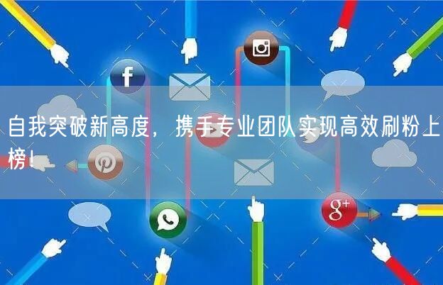 自我突破新高度，携手专业团队实现高效刷粉上榜！