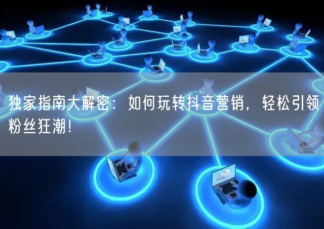 独家指南大解密：如何玩转抖音营销，轻松引领粉丝狂潮！