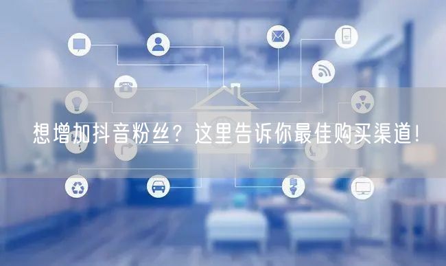 想增加抖音粉丝？这里告诉你最佳购买渠道！