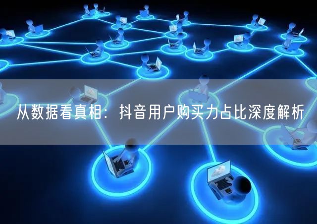 从数据看真相：抖音用户购买力占比深度解析